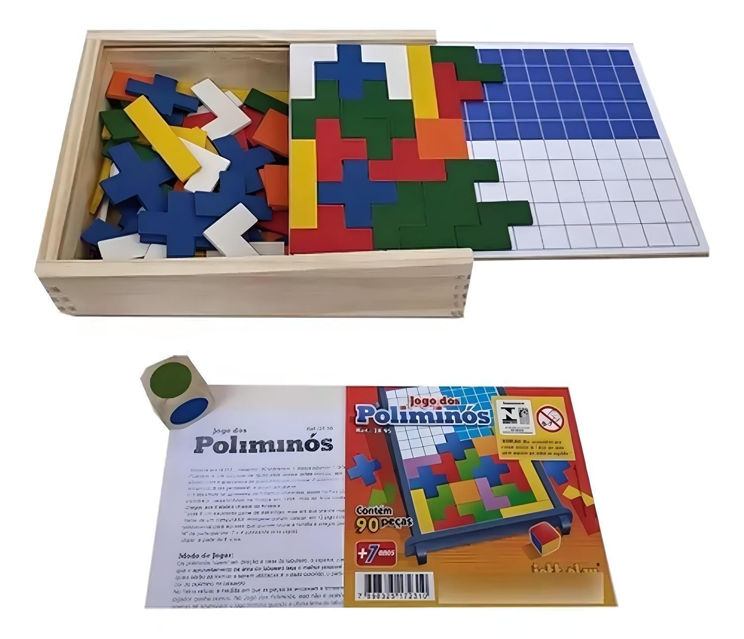 Miniatura Quebra Cabeça Exercício Mental Desafiador Para Idosos Tetris