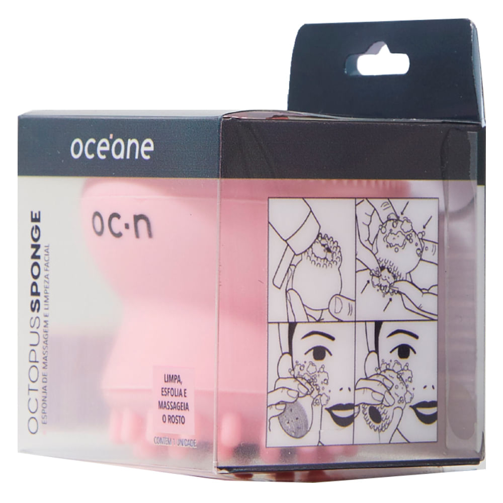 Miniatura Esponja de Limpeza Facial Océane - Octopus Sponge 1 Un