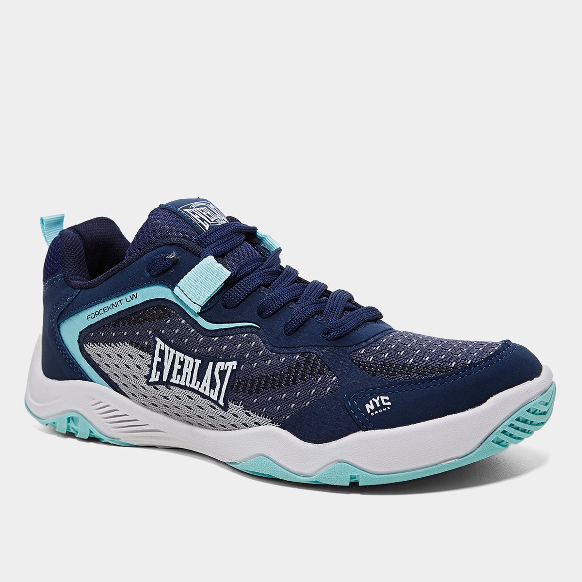 Miniatura Tênis Everlast Forceknit LW Feminino Azul+Verde - 35