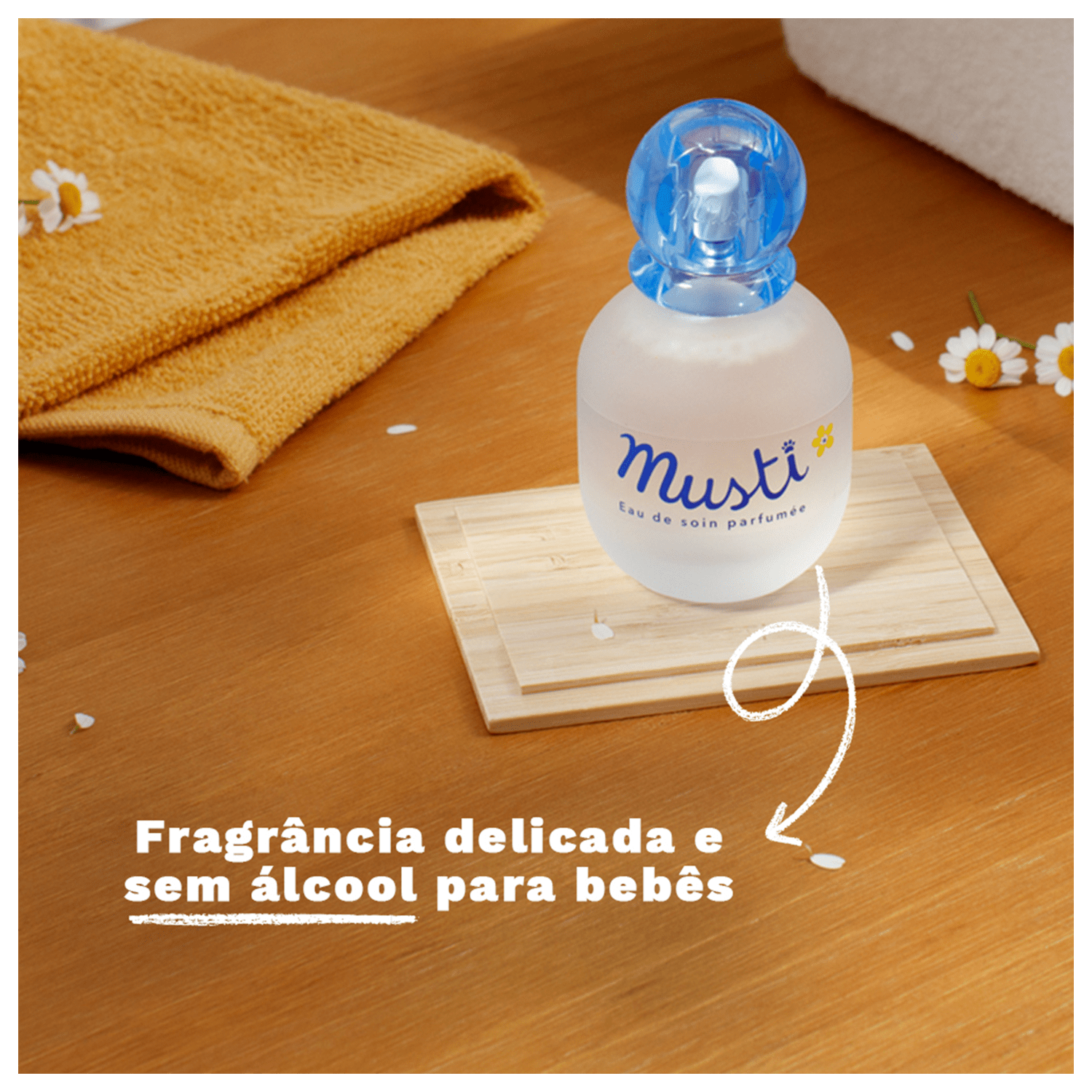Musti Bebê Mustela Eau de Soin - Perfume Infantil 50ml