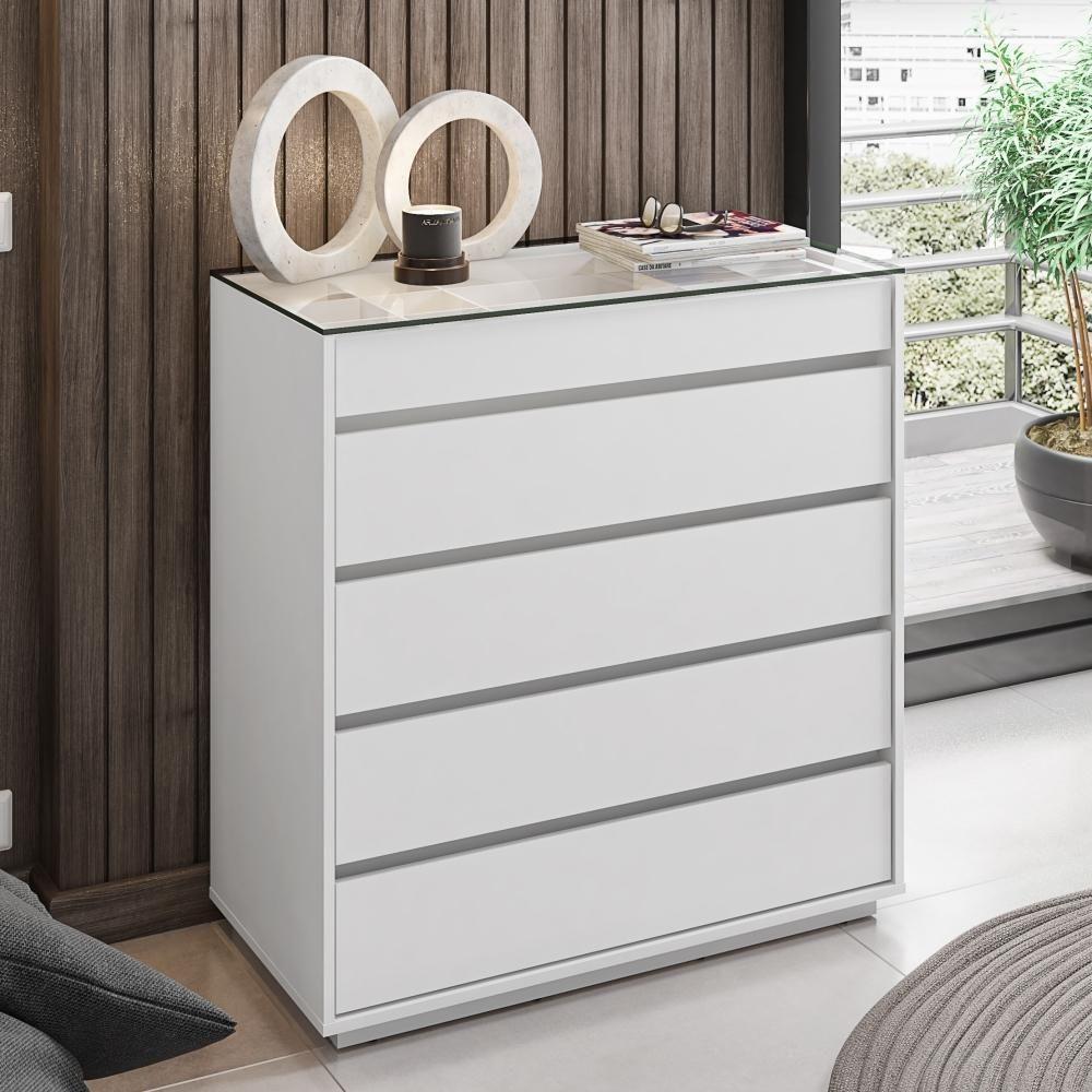 Miniatura Cômoda Suellen Branco Com Gaveta Organizadora