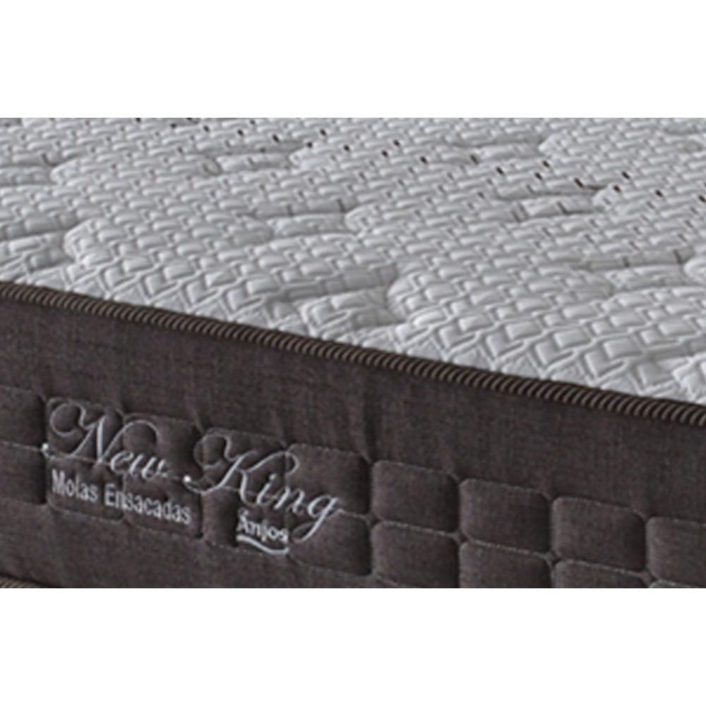 Miniatura Colchão Queen Molas Ensacadas New King Euro Pillow (158x198x35) Anjos