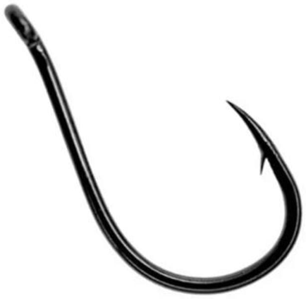 Miniatura Kit 10 Anzol Pesca Chinu Black Xingu N08 Afiado Com Fisga