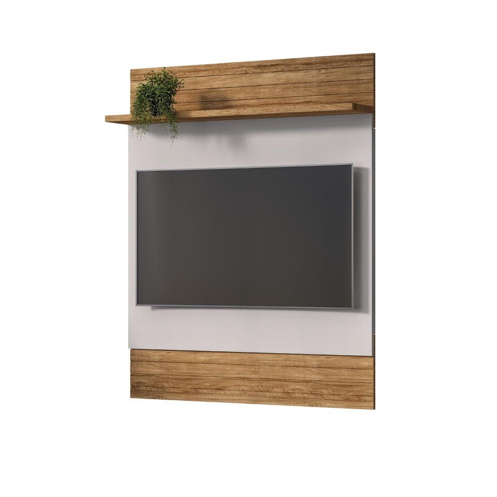 Miniatura Painel para Tv até 48 Polegadas Guaratuba Cinamomo/Off-White