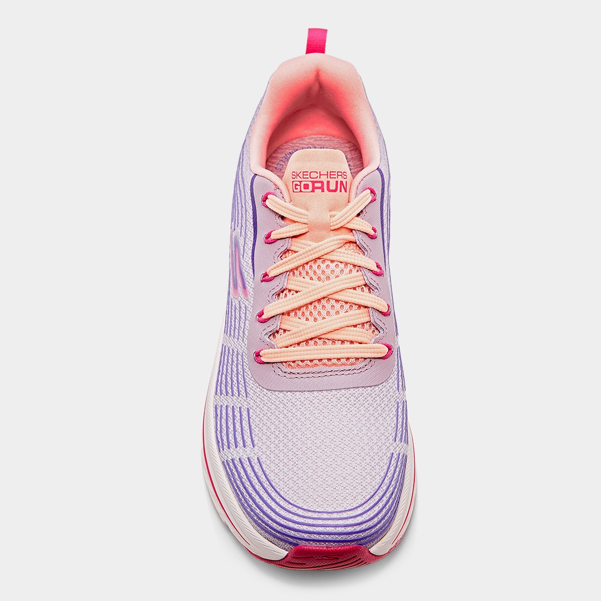 Miniatura Tênis Skechers Max Cushioning ELITE 2.0 - AL Feminino Lilás+Rosa - 34