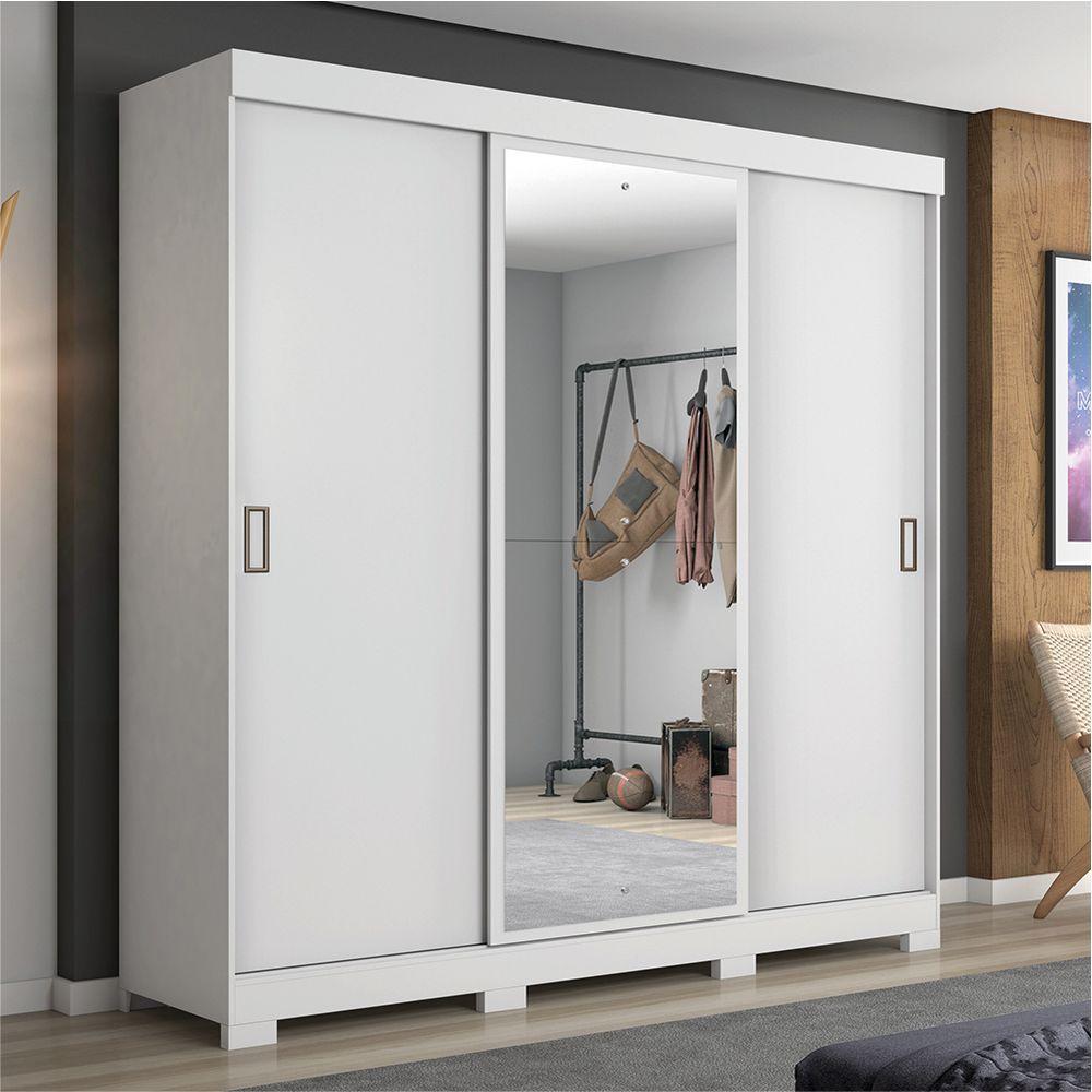 Miniatura Guarda Roupas Casal Porta Com Espelho 3 Portas De Correr 4 Gavetas Áustria Notável