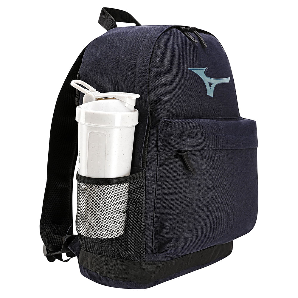 Miniatura Kit 1 Tênis de Corrida Masculino Mizuno Wave Frontier 15 e 1 Mochila Mizuno Energy Preto - 39