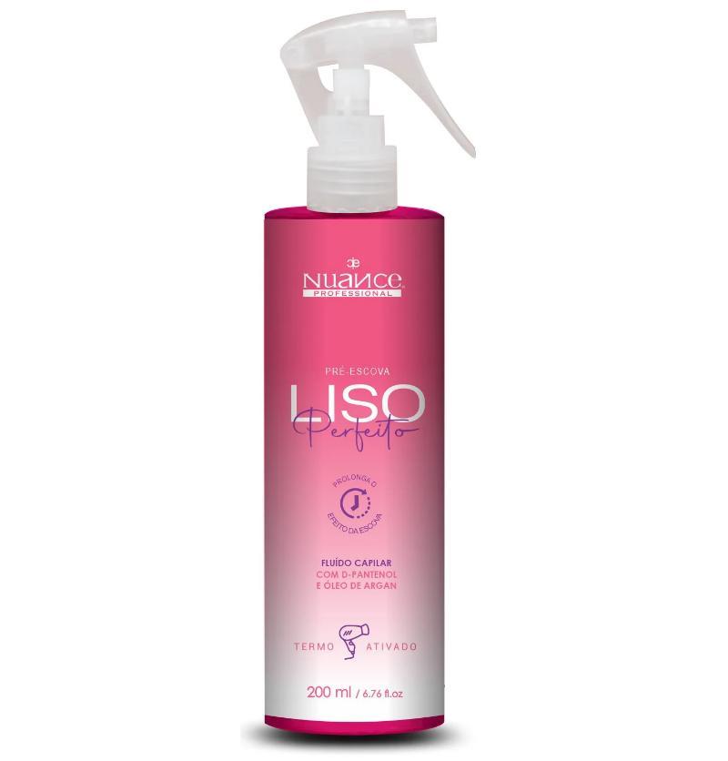 Miniatura Escova Orgânica Liso Perfeito + Pré Escova + Sérum - Nuance