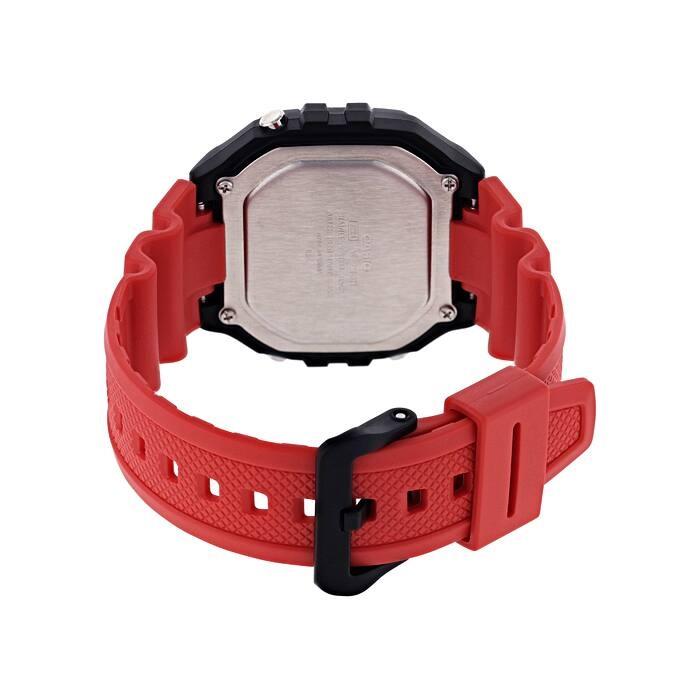 Miniatura Relógio Casio Standard W-218H-4BVDF Vermelho