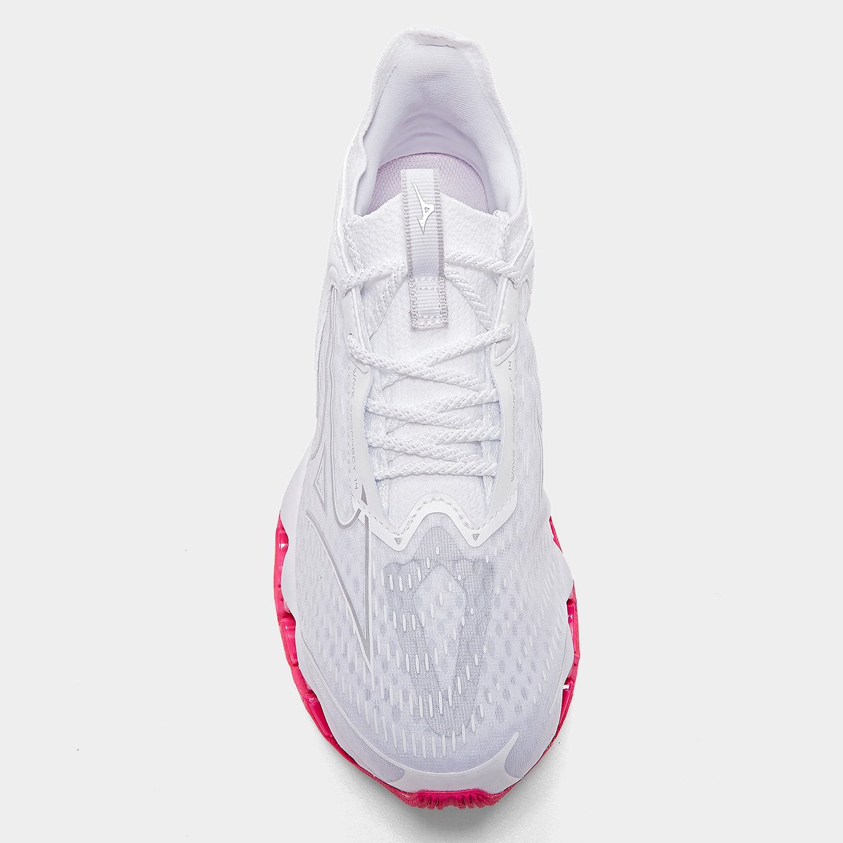 Miniatura Tênis Mizuno Wave Prophecy 14 Feminino Branco+Rosa - 34