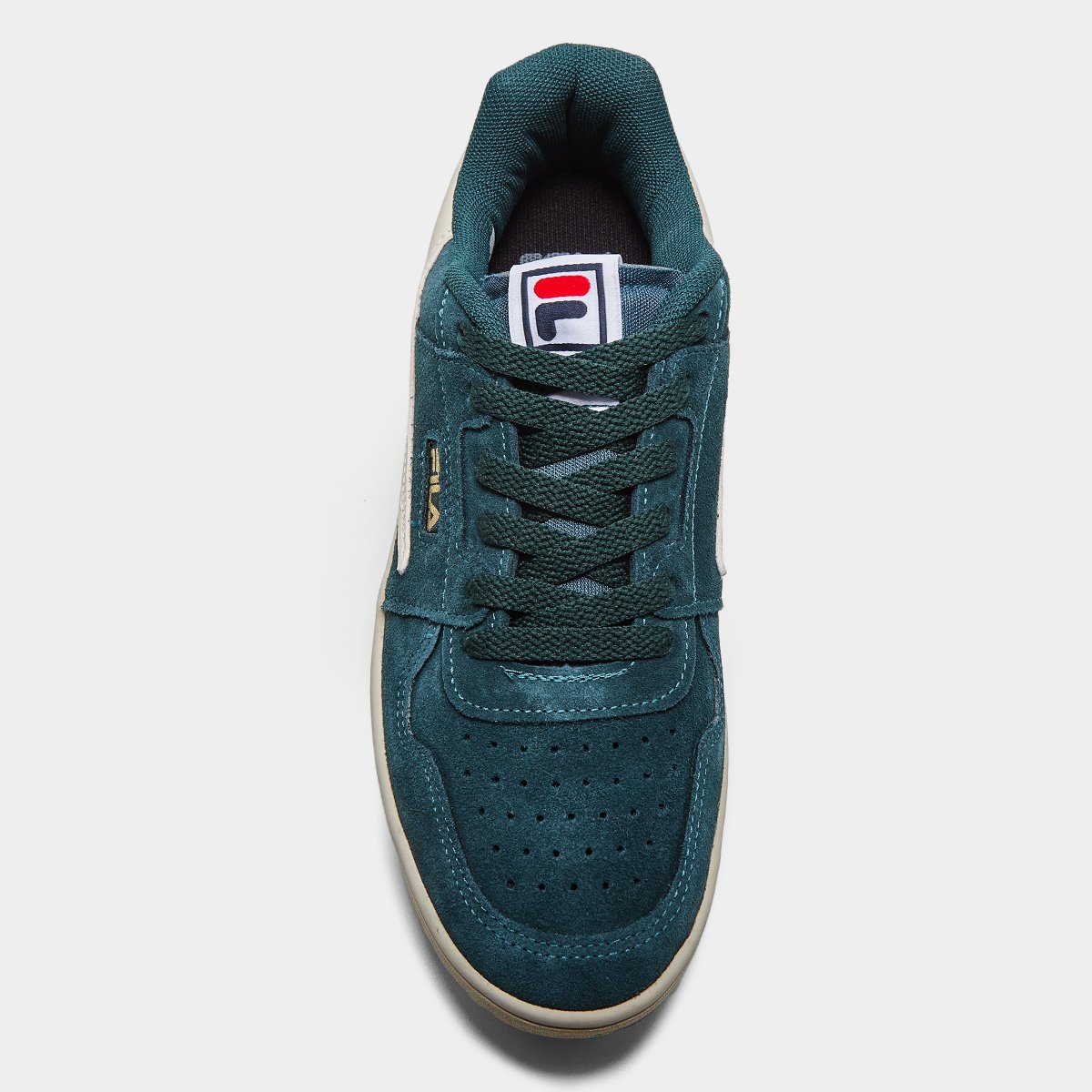 Miniatura Tênis Fila Acd Classic Se Masculino Verde+Bege - 38