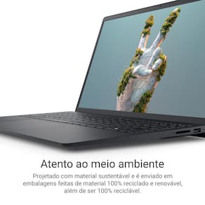 Notebook Dell Inspiron I15-I1300-A80P Intel Core i7 Tela15,6” Full HD 120Hz 16GB DDR4 1TB SSD Preto