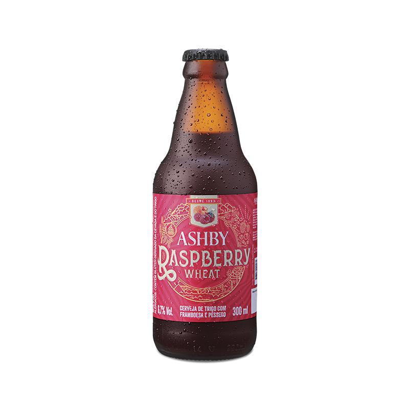 Miniatura Cerveja Ashby Raspberry Wheat - Caixa Com 6 Unidades