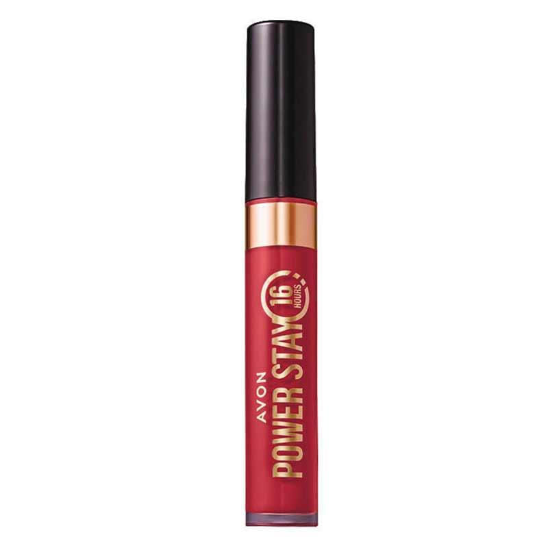 Miniatura Avon Batom Líquido Power Stay Rosê Avermelhado - 6Ml