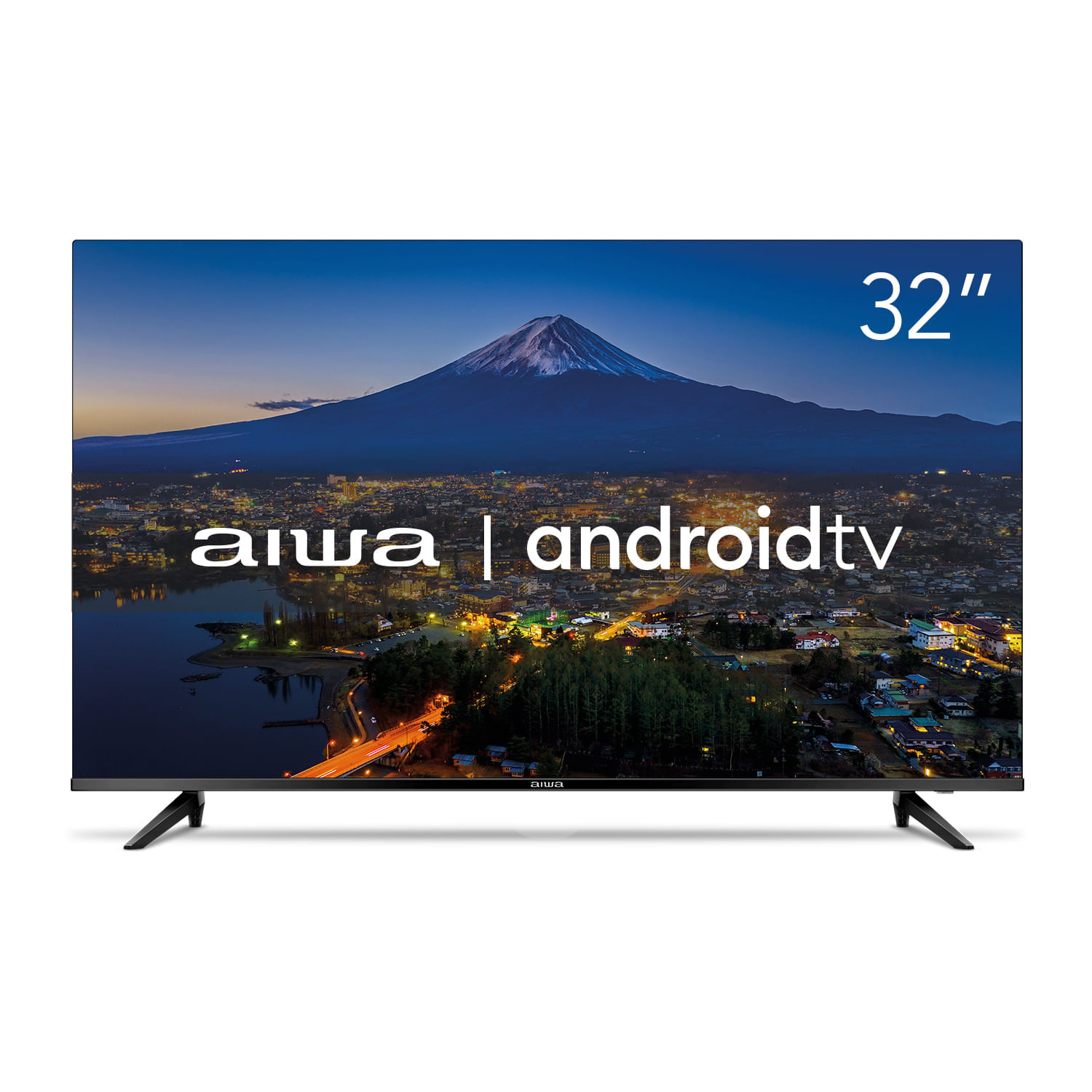 Miniatura Smart TV AIWA 32” Android HD Borda Ultrafina HDR10 Dolby Áudio AWS-TV-32-BL-02-A TV 32 ANDROID BORD INF AWS-TV-32-BL-02-A