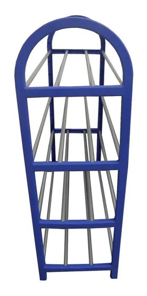 Miniatura Sapateira Organizador Sapatos Prateleiras 4 Andares - Azul