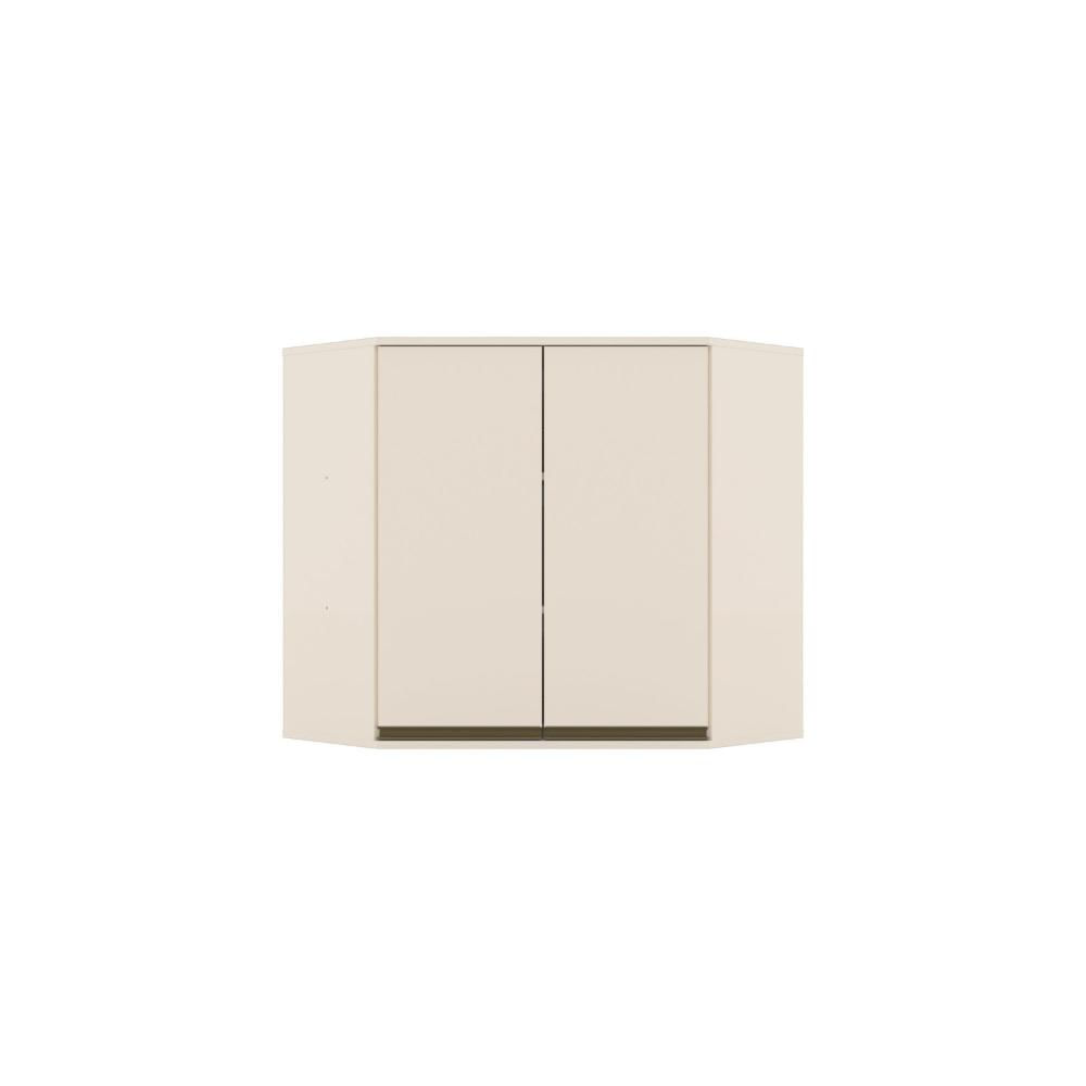 Miniatura Armário Aéreo Canto Oblíquo 2 Portas Aurora Off White