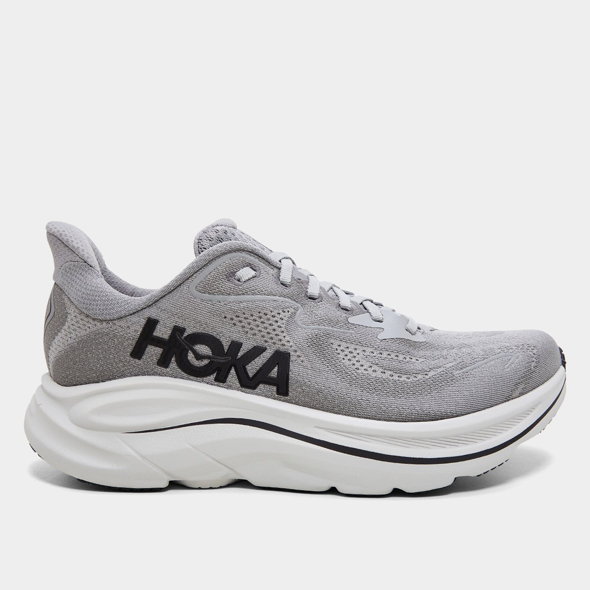 Miniatura Tênis Hoka Clifton 10 Masculino Cinza - 39
