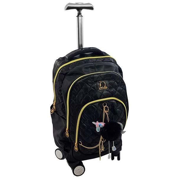 Miniatura Mochilete Escolar 4 Rodas Meninas Unicórnio Escolar Notebook