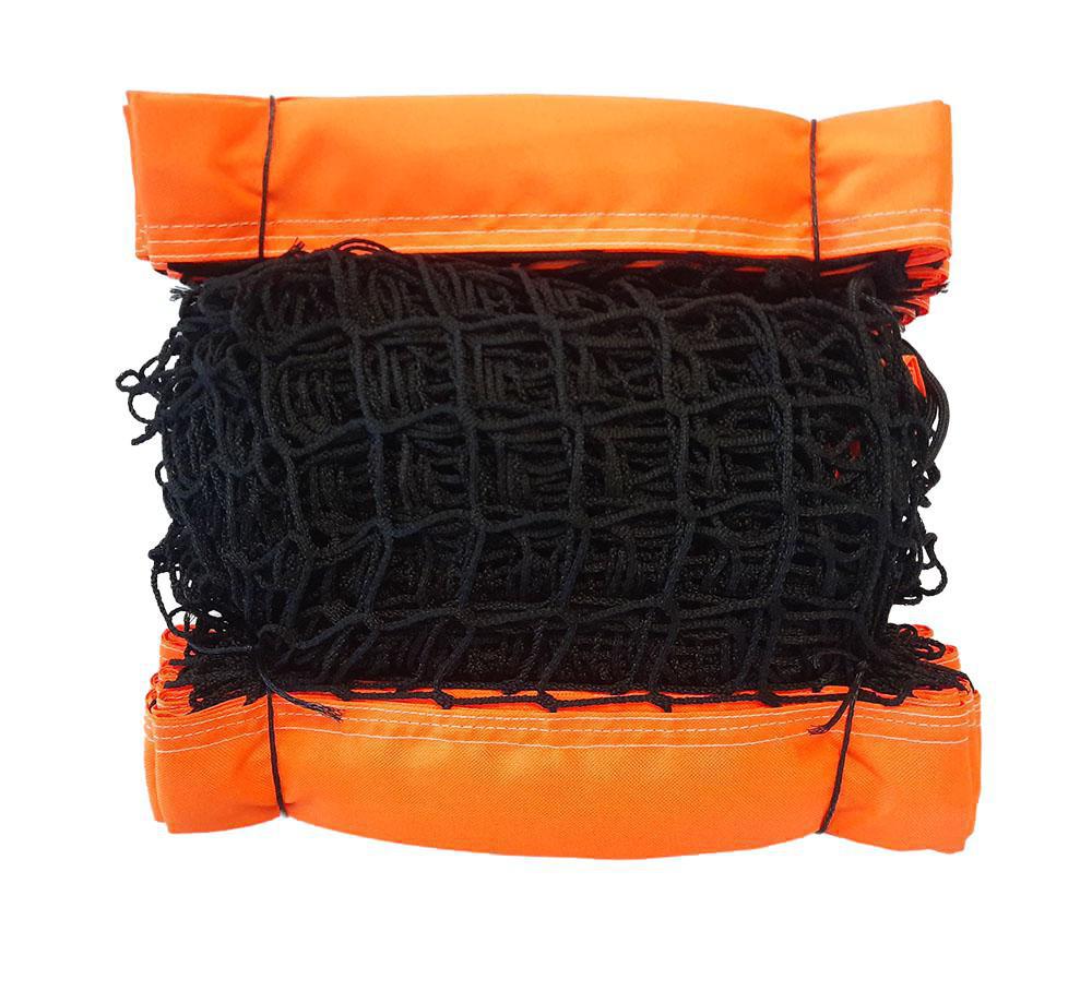 Miniatura Rede Beach Tennis Oficial 4 Faixas Laranja Poliéster 1,5Mm