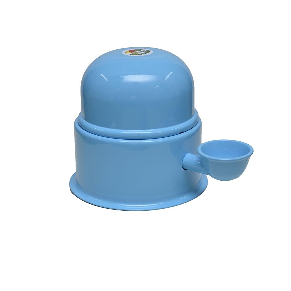 Miniatura Bebedouro Vida Mansa Alumínio Azul Claro para Raças Pequenas - 1,4 L