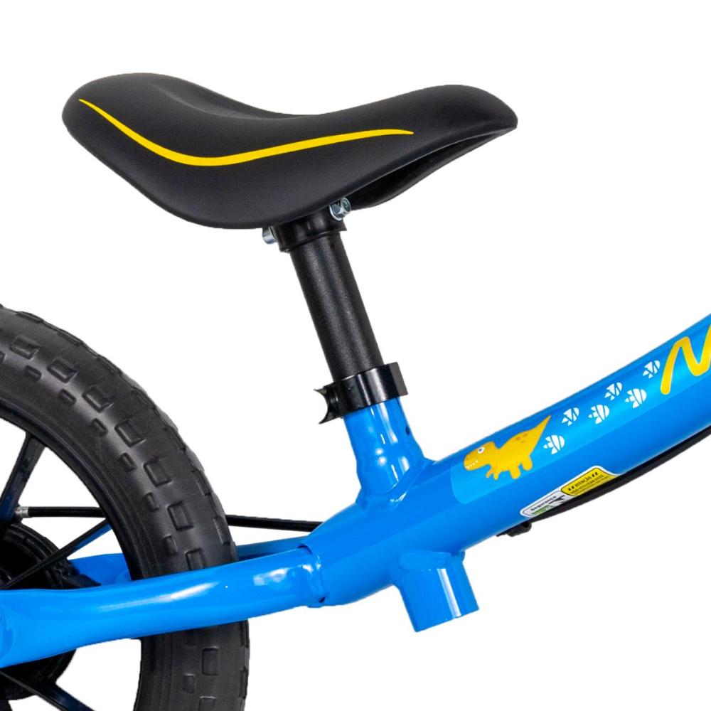 Miniatura Bicicleta Equilíbrio Balance Sem Pedal Aro 12 Azul Nathor