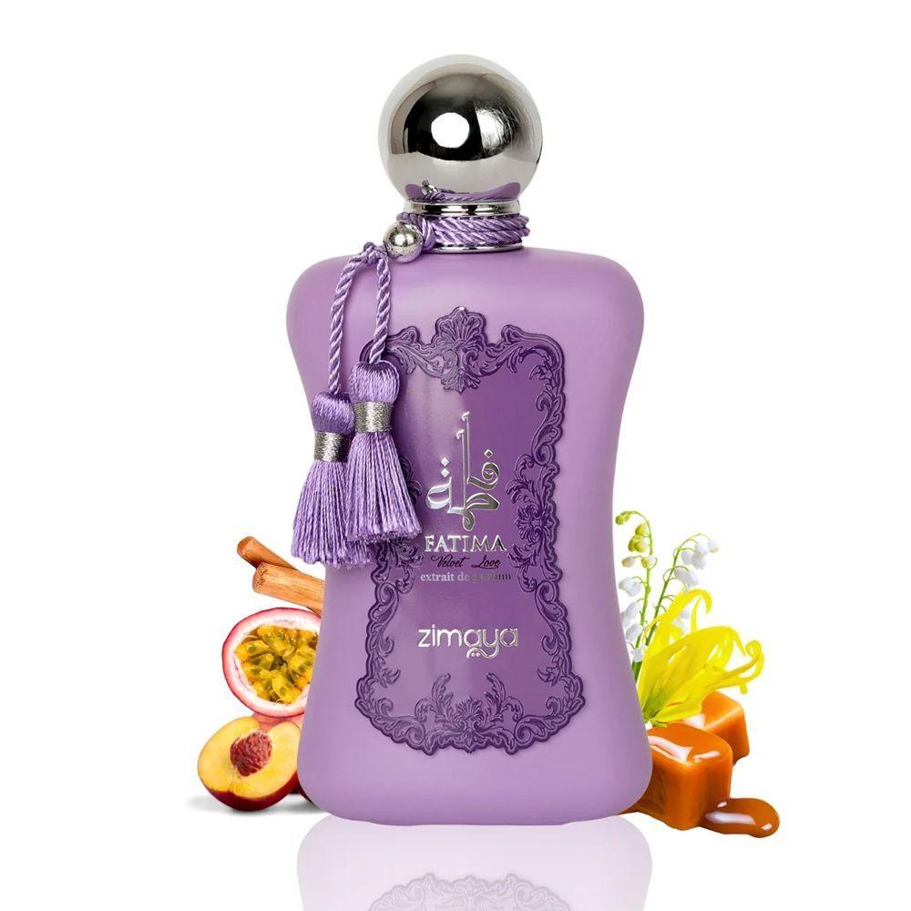 Perfume Zimaya Fatima Velvet Love Extrait Parfum Feminino 100ml