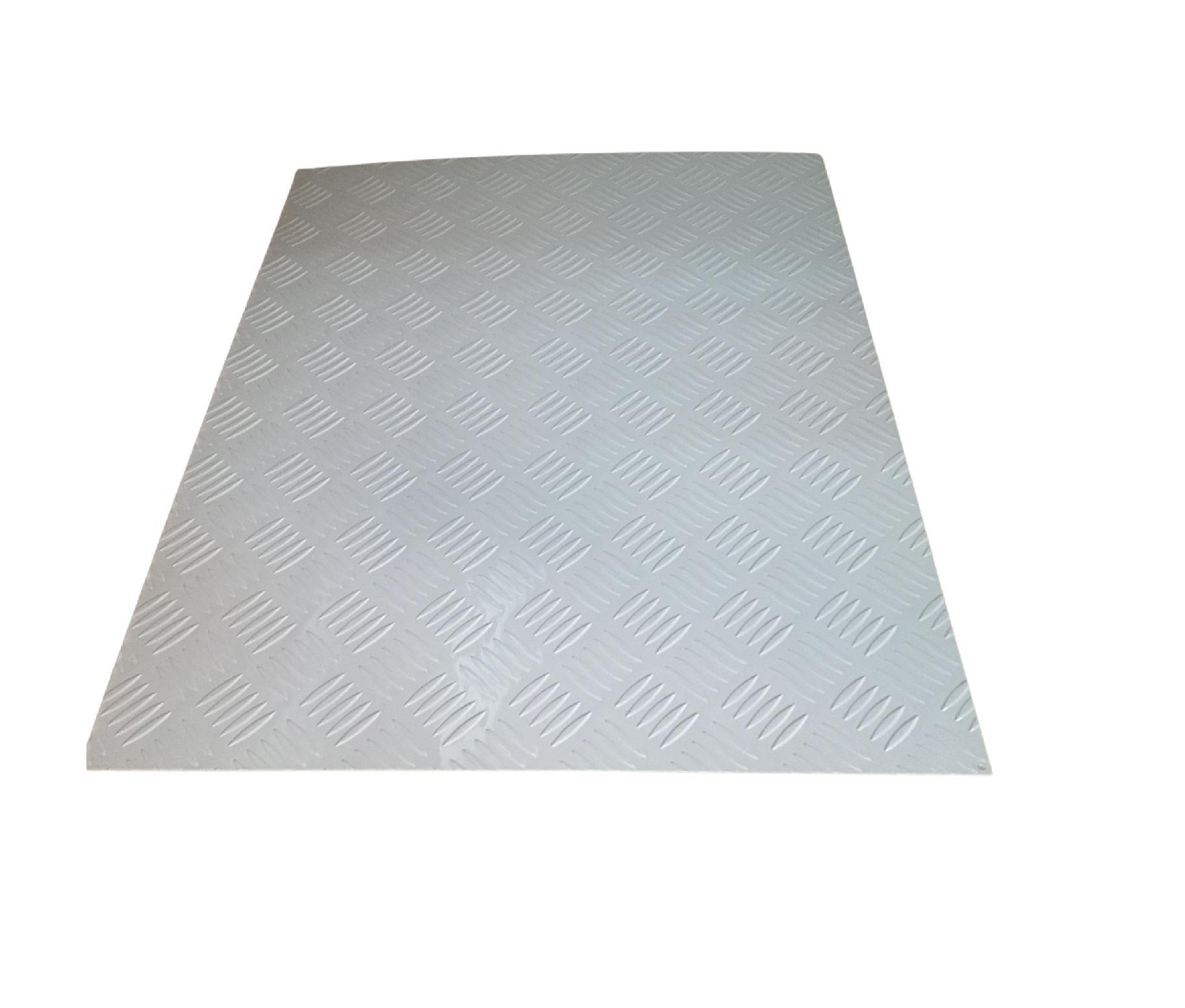 Miniatura Chapa Alumínio Xadrez 1000X500Mm Na Espessura 1,2Mm Pintada