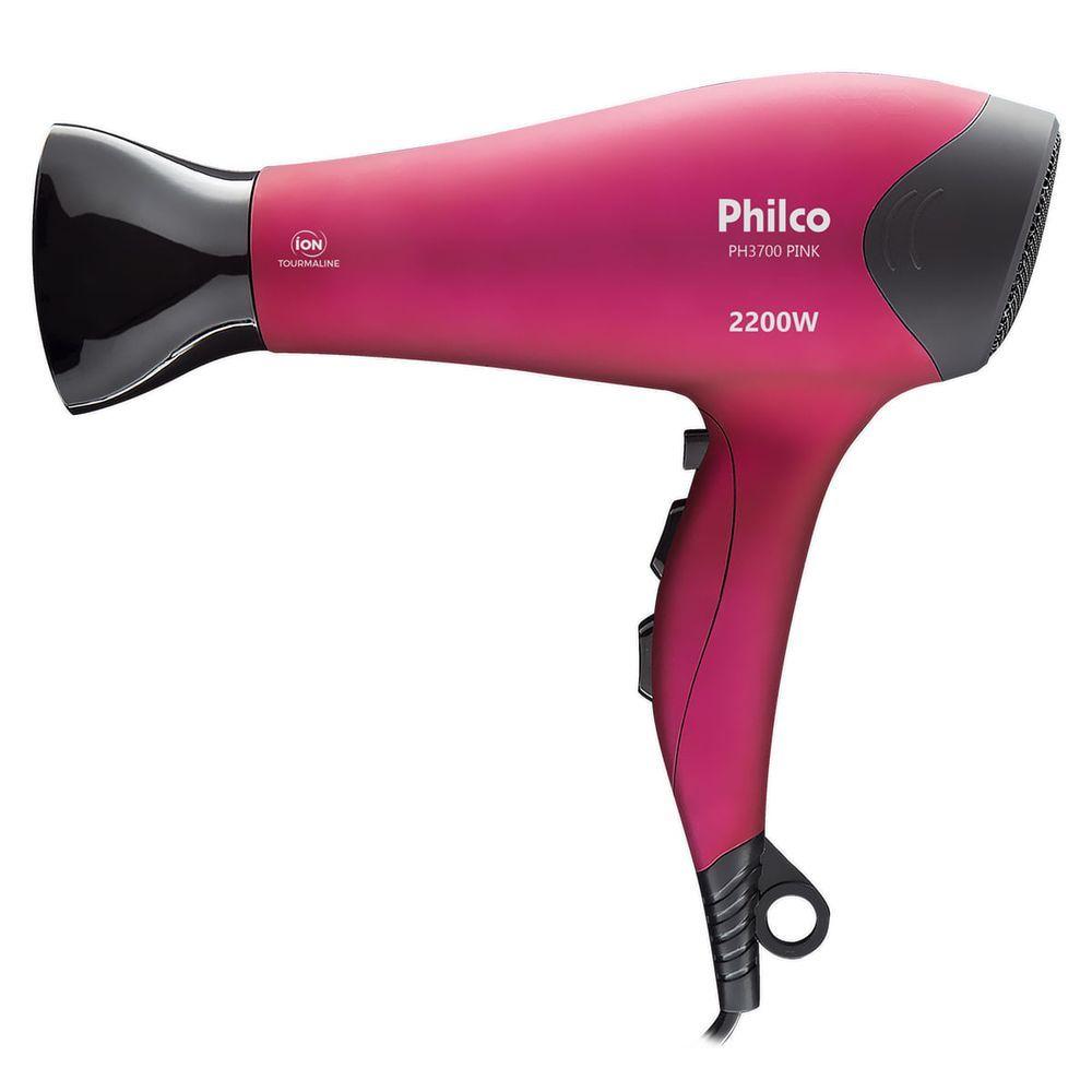 Miniatura Secador De Cabelos Philco PH3700 Pink Tourmaline 2200W 220V