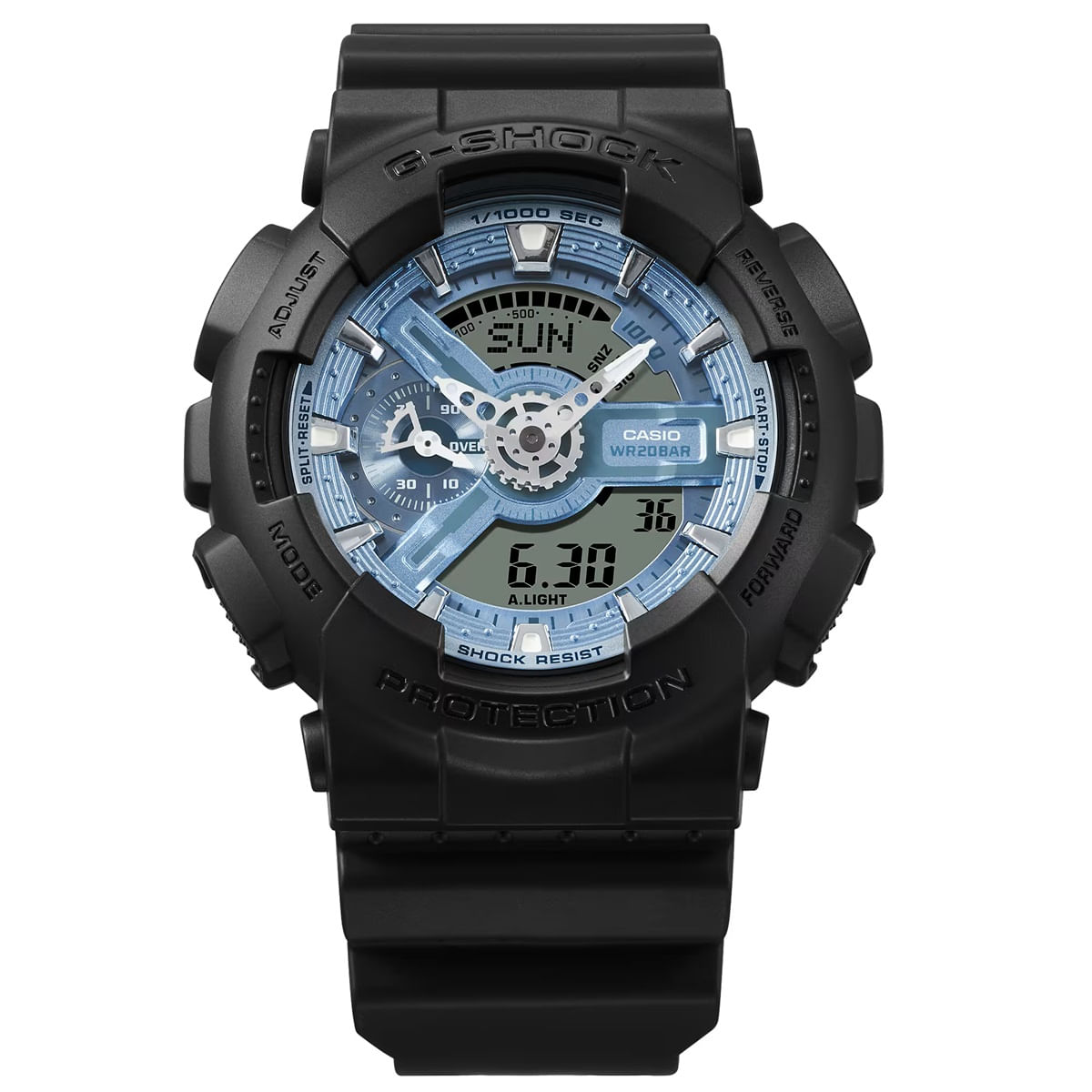 Miniatura Relógio Masculino Casio G-Shock Azul GA-110CD-1A2DR