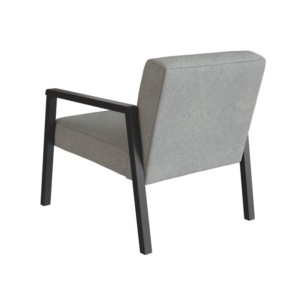 Miniatura Poltrona Slim Preto/Cinza Claro