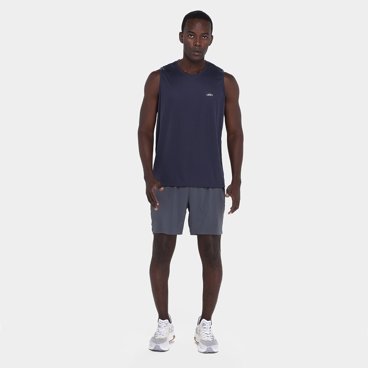 Miniatura Bermuda Olympikus Corre 7 Masculina Cinza - EP