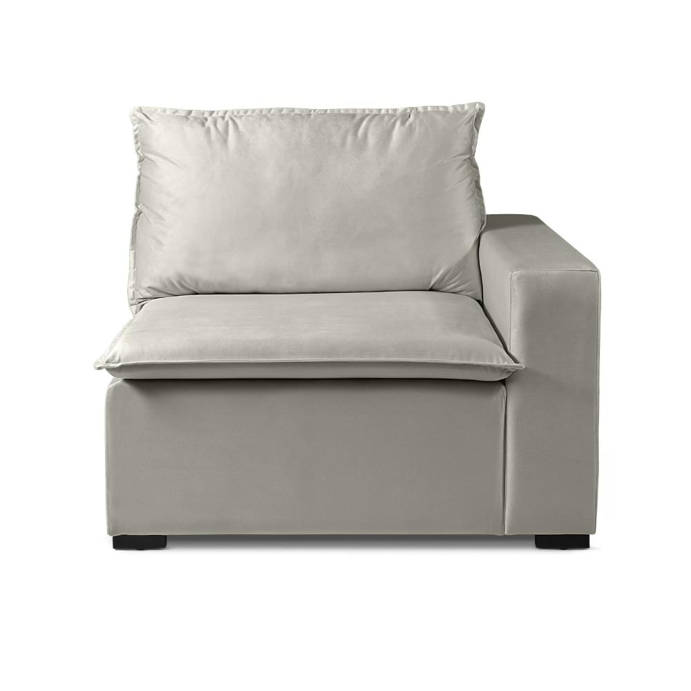 Módulo Braço Esquerdo para Sofá Modular Ibi 105cm CabeCasa MadeiraMadeira Bege