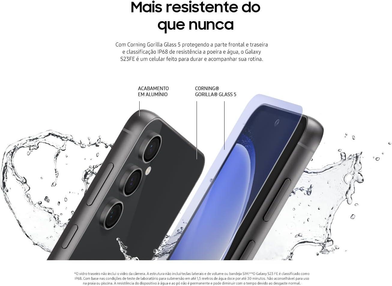 Miniatura Samsung Galaxy S23 Fe 5G 128Gb 8Gb - Grafite