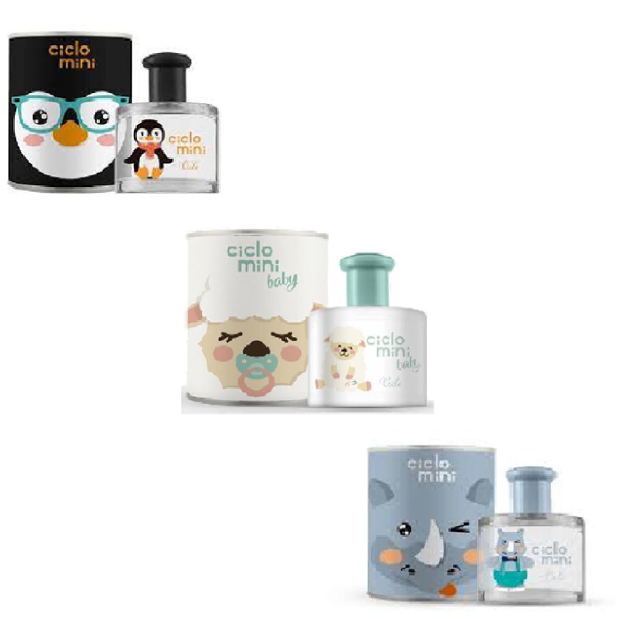 Miniatura Perfume Infantil Rino Pingucho Bee Kit 3 Un