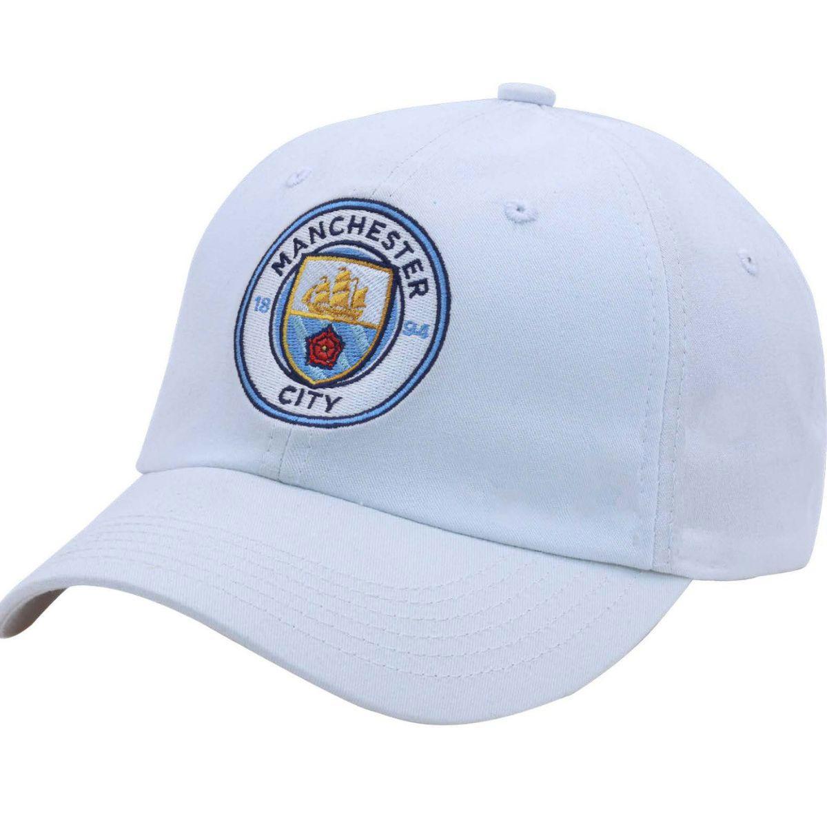 Miniatura Boné Manchester City Bordado Branco Supercap