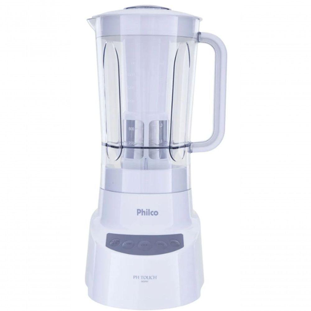 Miniatura Liquidificador Philco Touch 800w Luxx White 220V Com Filtro