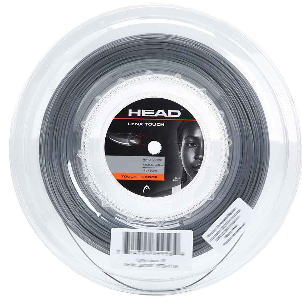 Miniatura Corda Head Lynx Touch 17L 1.25mm Preta Rolo com 200 Metros