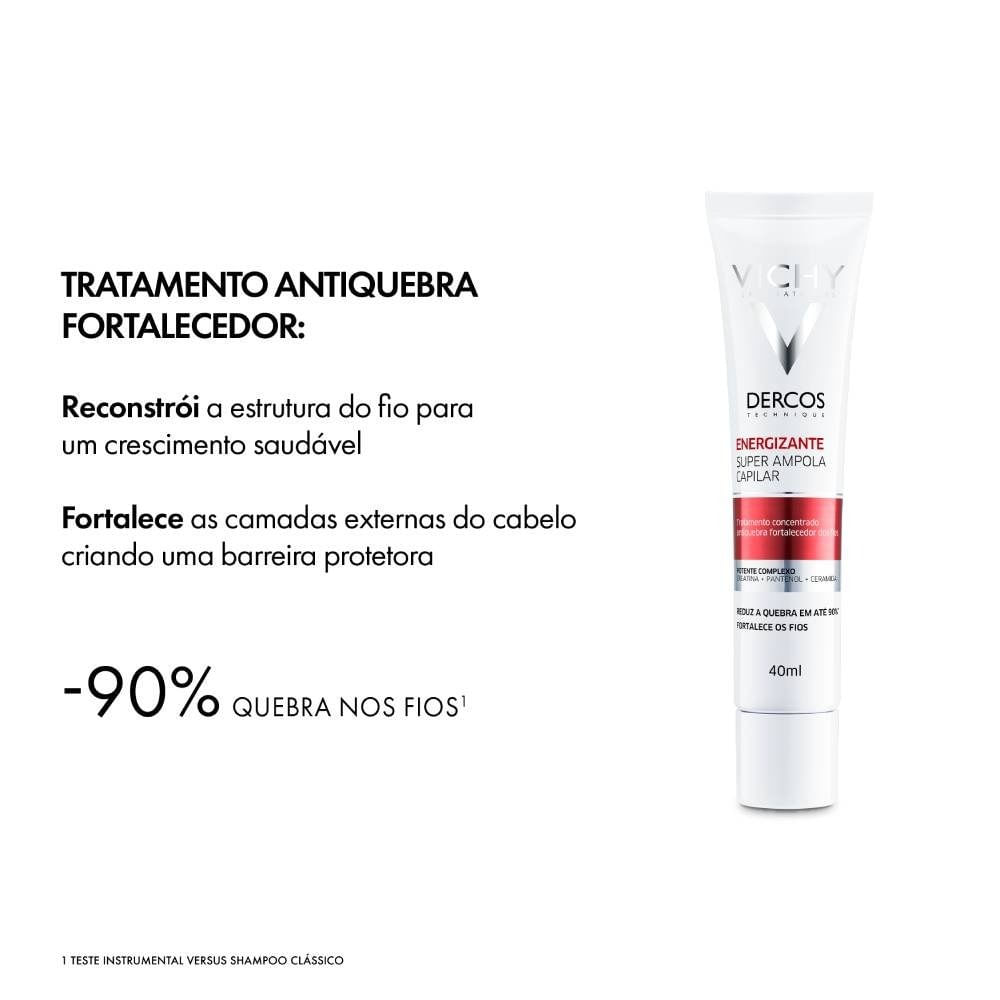 Miniatura Super Ampola Capilar Energizante Vichy Dercos 40ml