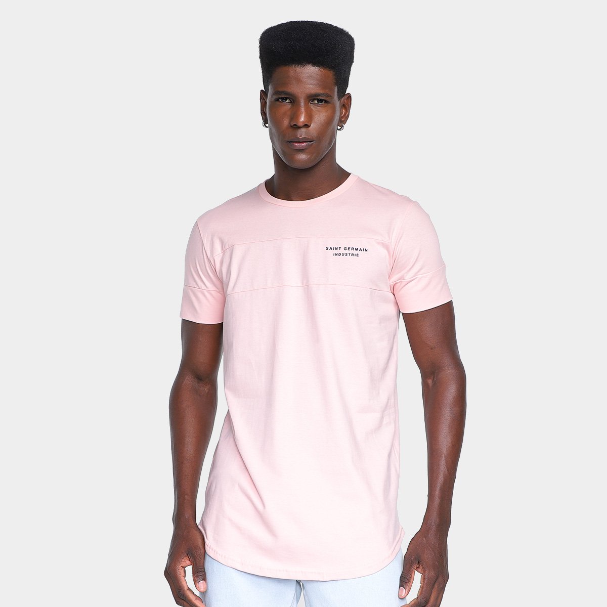 Miniatura Camiseta Industrie Long Masculina Rosa - G