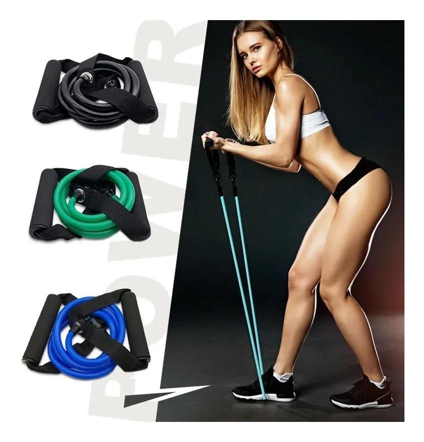Miniatura Banda Elástica Resistência Extensor Funcional Fitness Roxo