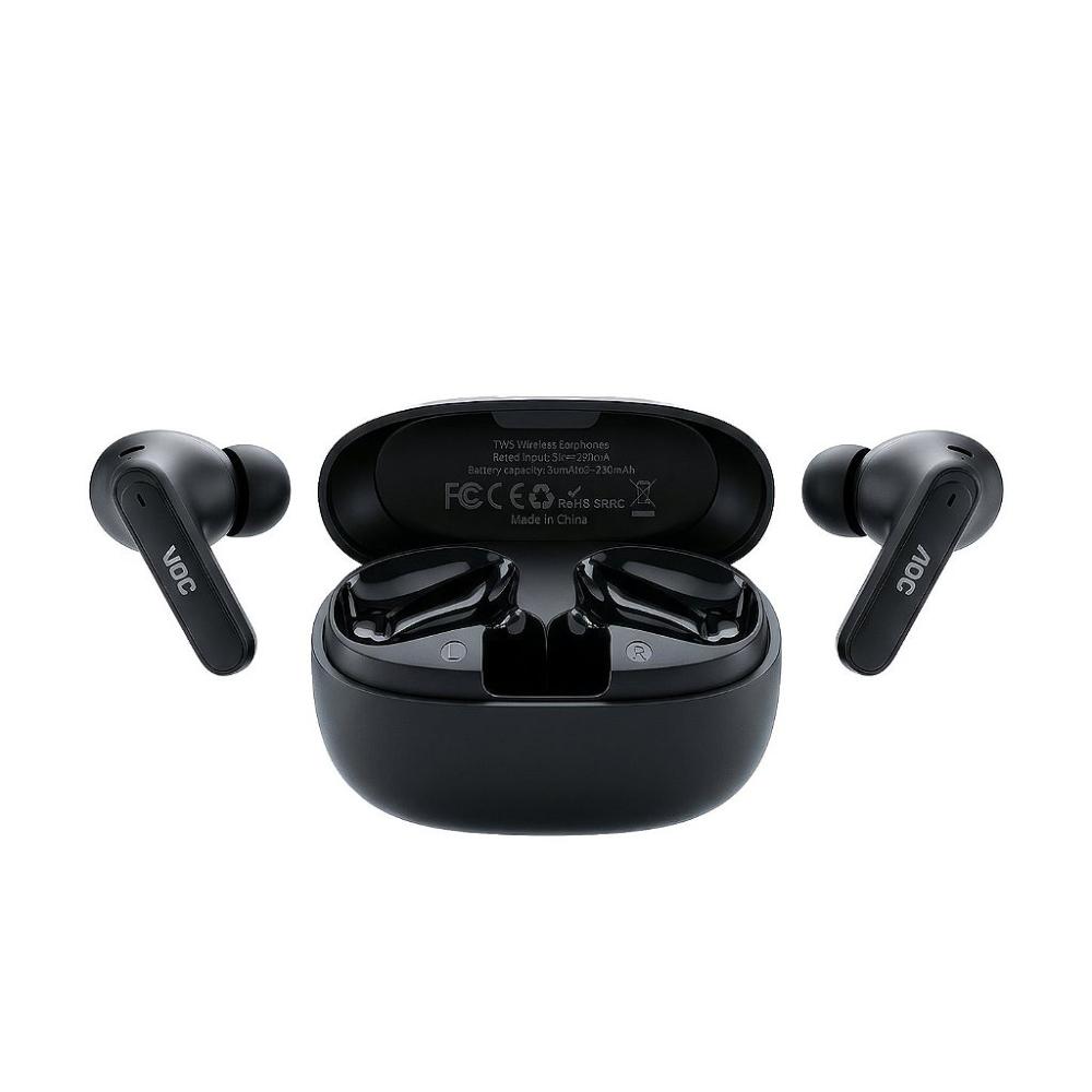 Fone Bluetooth 5.3 Sem Fio Ergonômico, Alcance até 10m e Microfone Integrado - Preto - AOC