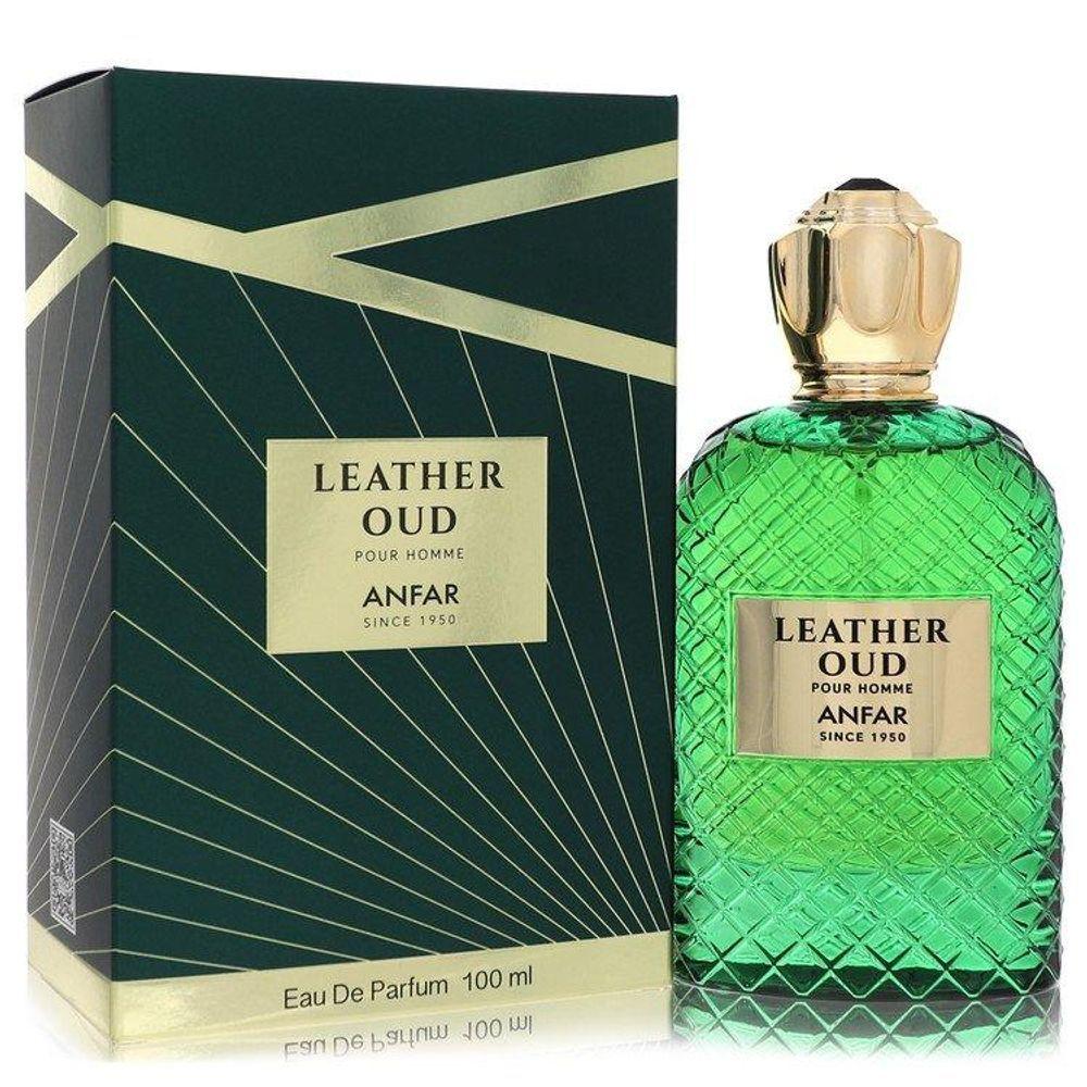 Miniatura Perfume Masculino Anfar Leather Oud Eau De Parfum 100 Ml