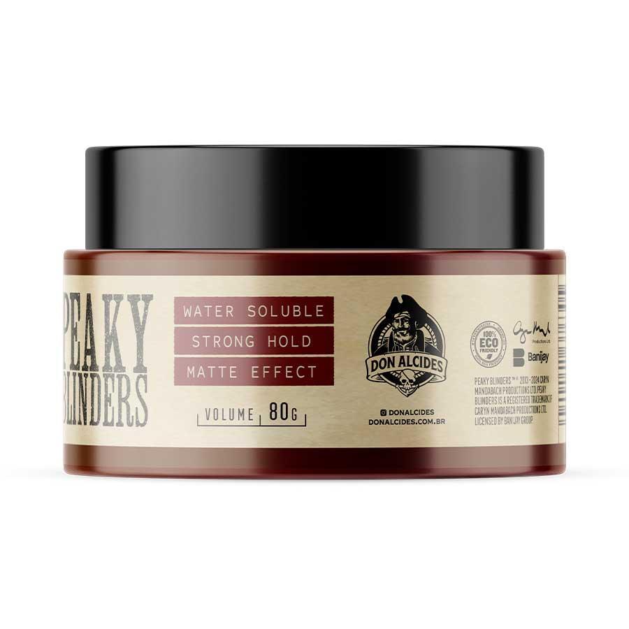 Miniatura Pasta Matte Peaky Blinders Pomada Cabelo Alta Fixação 80G