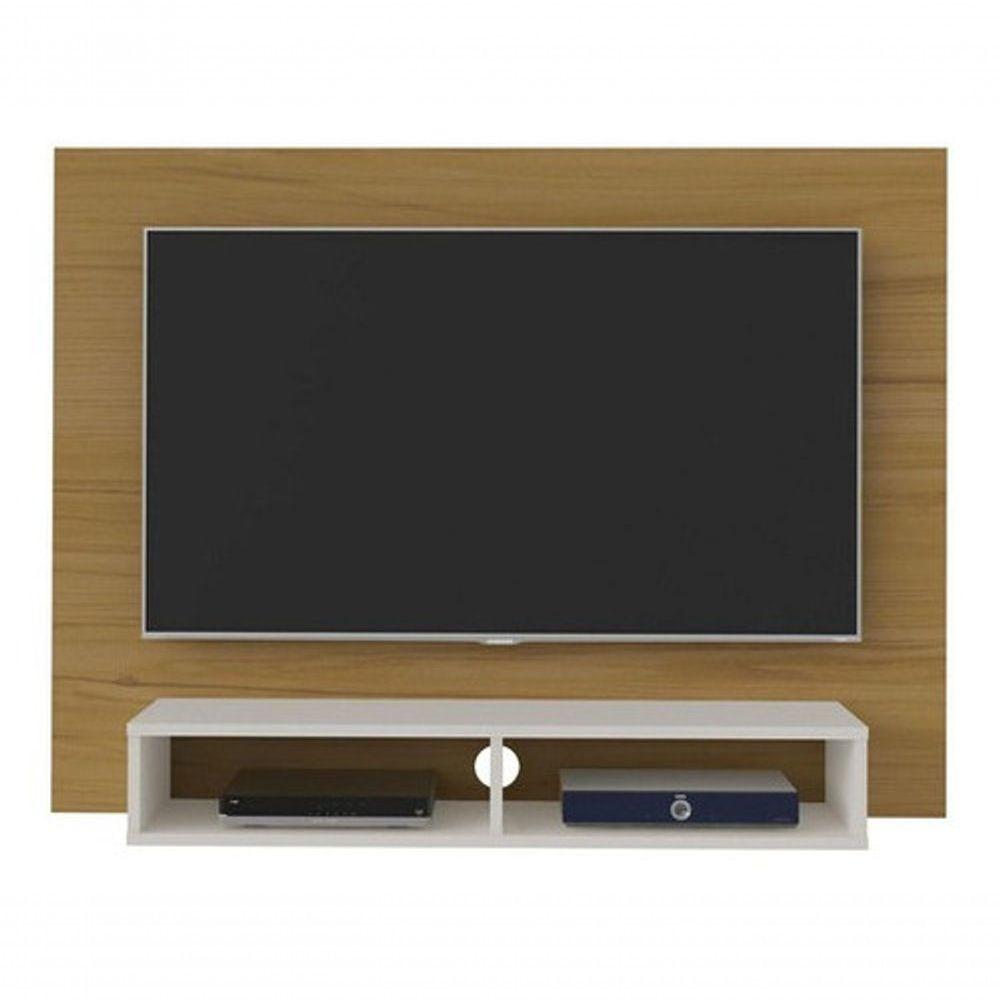 Miniatura Painel Para Tv Até 42 Artely Flash Cor Freijo Com Off White