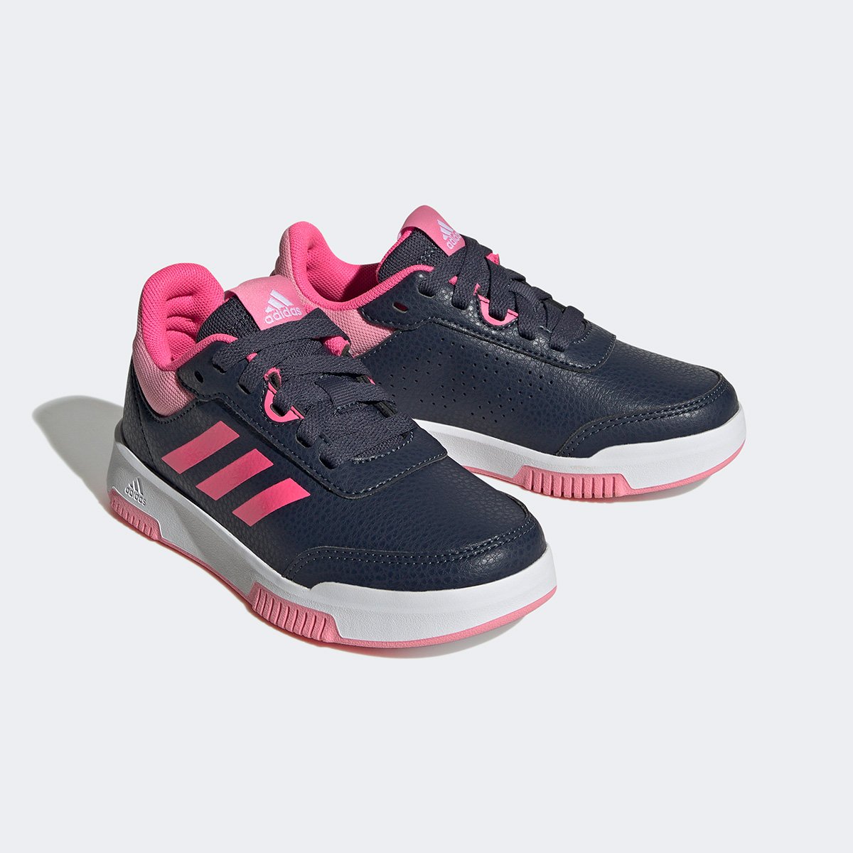 Miniatura Tênis Juvenil Adidas Tensaur Sport Marinho+Rosa - 28