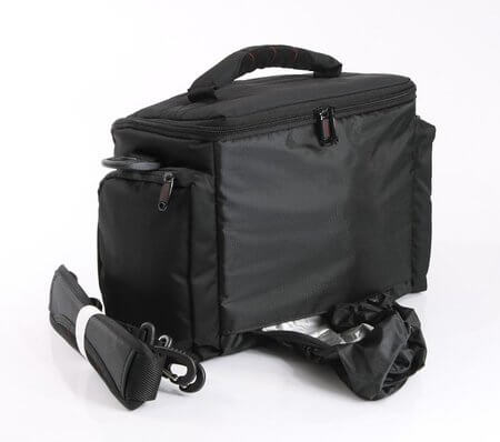 Miniatura Bolsa Fotográfica para Câmeras e Filmadoras Aerfeis NB-0123BLK/RED