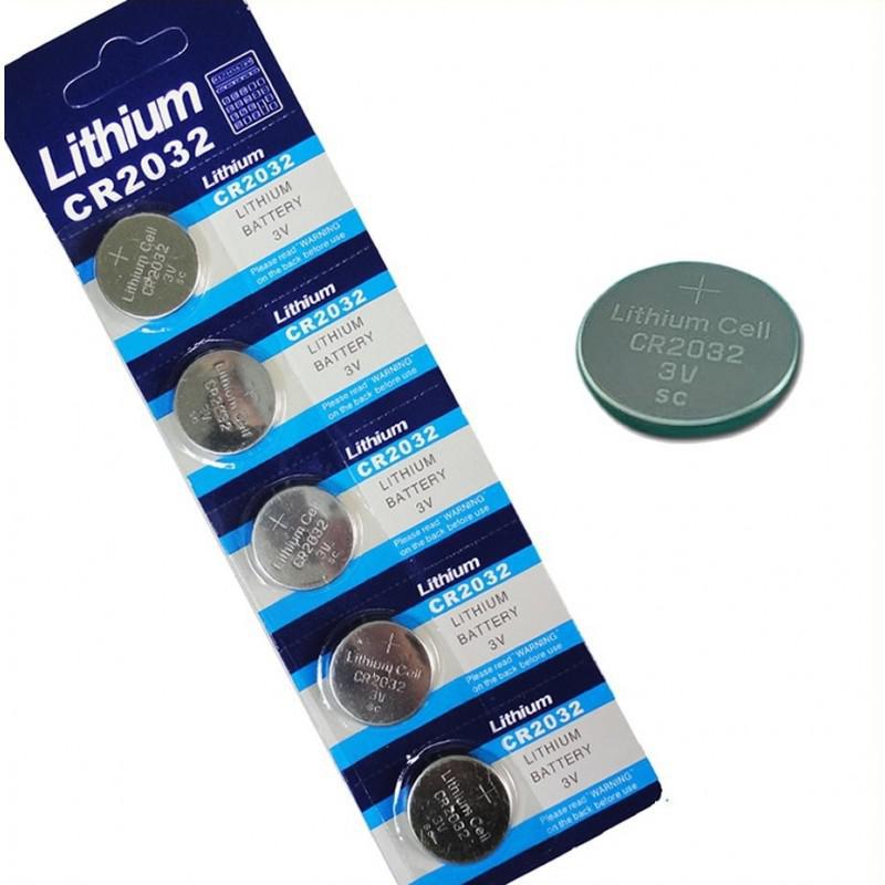 Miniatura Bateria Lithium 2032 Cartela Com 05 Pcs - Fasgold