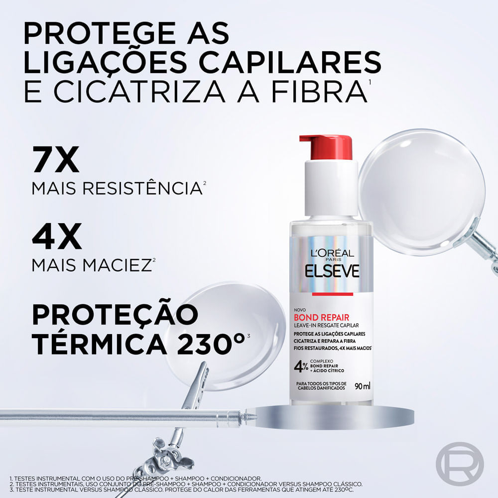 Miniatura Leave-In Resgate Capilar L'Oréal Paris Elseve Bond Repair 90ml