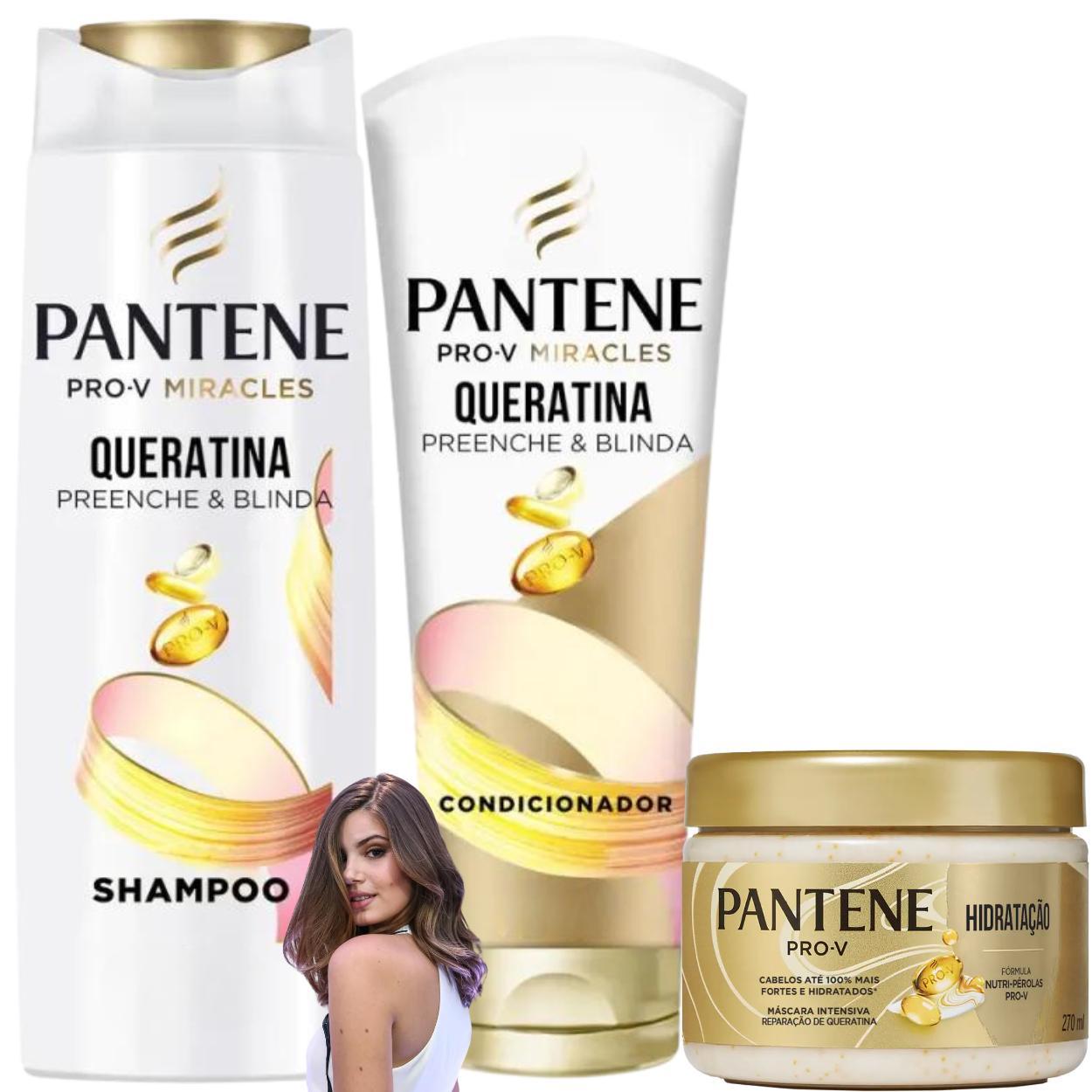 Miniatura Kit Pantene Mascara Hidratação Nutrição Restauração Pro-V